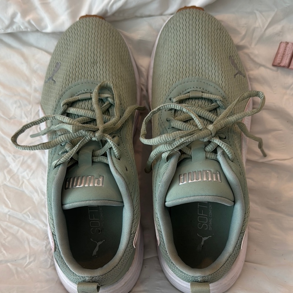 Puma SoftFoam Green Sneakers